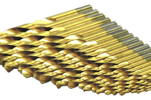 25pc Titanium Drill Bit Set