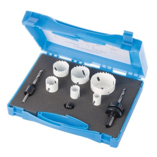 Plumbers Bi-Metal Holesaw Kit 19-57 mm - 9 Pieces