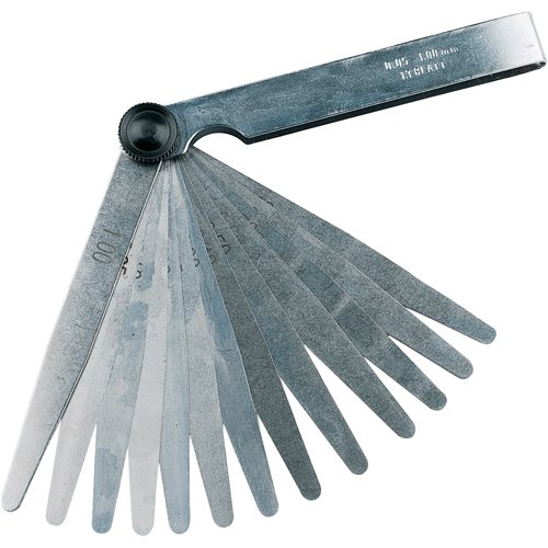 Feeler Gauge 26 Leaves, 0.051 - 0.635 mm