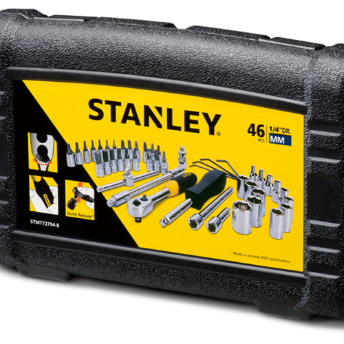 1/4" DR. SOCKET & BIT SET - 46PC