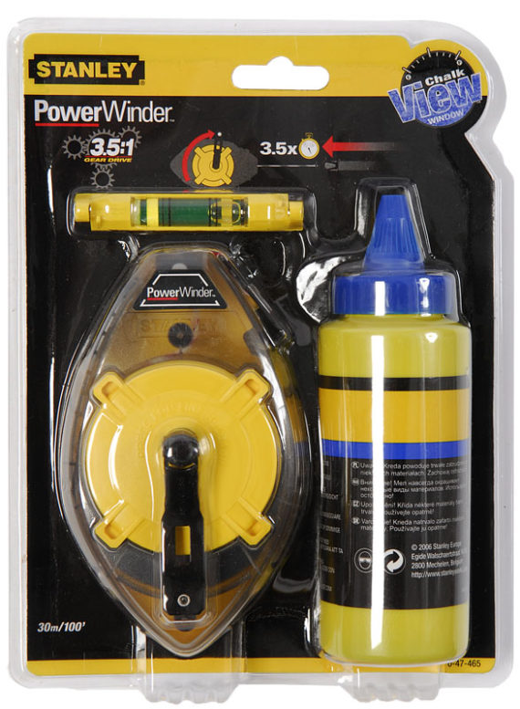 POWERWINDER CHALK LINE KIT