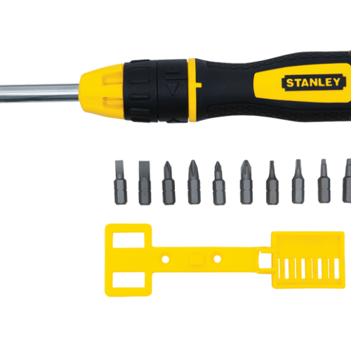 10 PCS RATCHETING MULTIBIT SCREWDRIVER