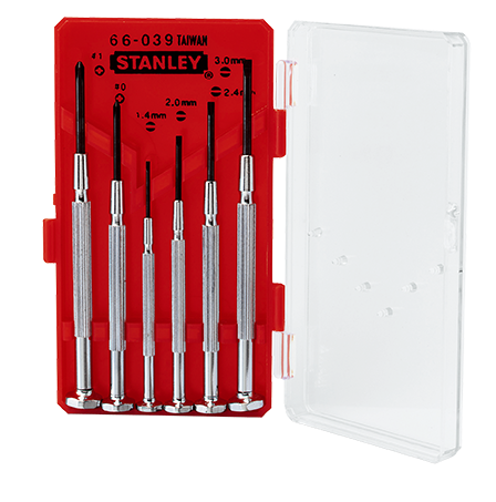 6PCS METAL PRECISION SCREWDRIVER SET