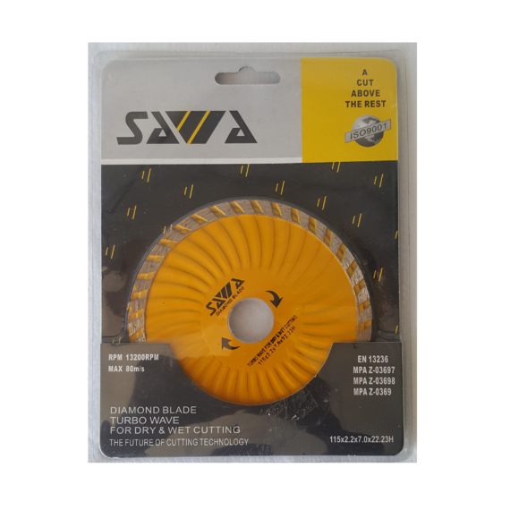 TURBO WAVE DIAMOND DISC