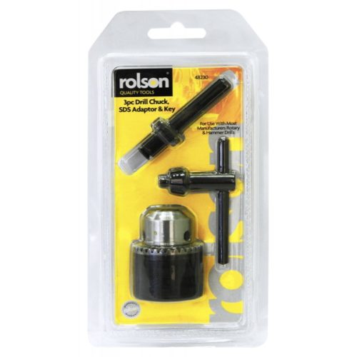 DRILL CHUCK WITH KEY 3 PC SET