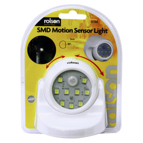 LIGHT MOTION SENSOR SMD WIRELESS 9 LED