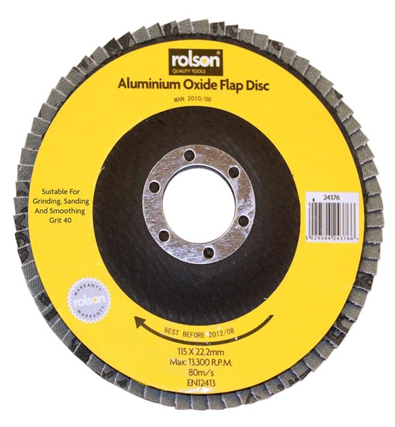 FLAP DISC ALUMINIUM OXIDE 40 GRIT
