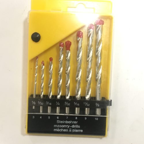 Masonary Drill Bit Set