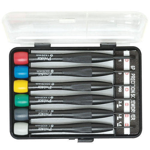 SCREWDRIVER 6PC SET PRECISION