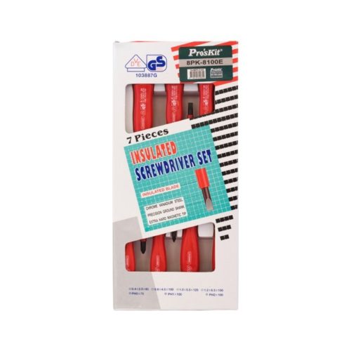 SCREWDRIVER 7PC SET INSULATED 1000V