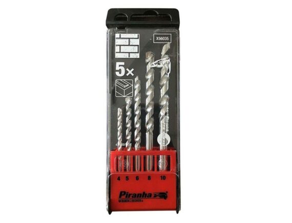 STD MASONRY BIT 5PC 4-10MM